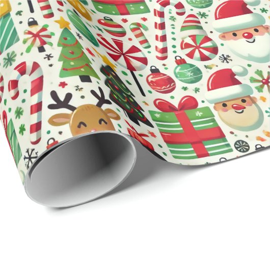 Playful Christmas Wrapping Paper for Kids ラッピングペーパー (ロールコーナー)