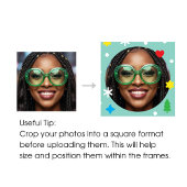 Playful Custom Photo Text Retro Pink Christmas ラッピングペーパー