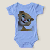 Playful Cute Cat Cartoon Close-Up (デザイン正面)