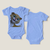 Playful Cute Cat Cartoon Close-Up (デザイン正面&裏面)