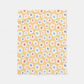 Playful Daisy Ditsy Print Baby Toddler Blanket フリースブランケット (正面)