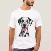 Playful Dalmatian Puppy Tシャツ (正面)