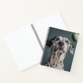 Playful Dalmatian with Ball Notebook ノートブック (内部)
