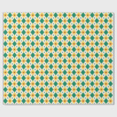 Playful Diamond Strawberry Pattern ラッピングペーパー (フラット)