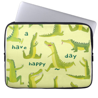Playful Dinosaurs Electronics Bag ラップトップスリーブ