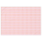 Playful Dots & Stripes - red and pink テーブルクロス (正面(横))