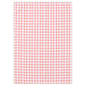 Playful Dots & Stripes - red and pink テーブルクロス (正面)