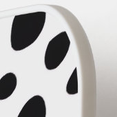 Playful Energy Dalmatian Inspired Dotted Spots ピックルボールラケット (左詳細)