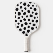 Playful Energy Dalmatian Inspired Dotted Spots ピックルボールラケット (裏面)