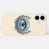 Playful Evil Eye with Cartoon Animals Case-Mate iPhoneケース (裏面 (横))
