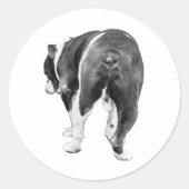 Playful Exit, Feathered Winter Shading ラウンドシール (正面)