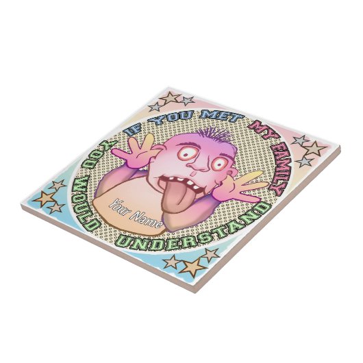 Playful family face タイル (側面)