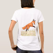 Playful Fox in the Meadow 🦊 Tシャツ (裏面)