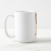 Playful French Bulldog Coffee Mug Cheerful Dog コーヒーマグカップ (左)