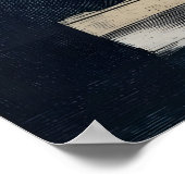 Playful Frog Art Print - Humorous Bathroom Wall ポスター (角)