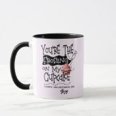 Playful Frosting on My Cupcake Valentine Mug マグカップ (左)