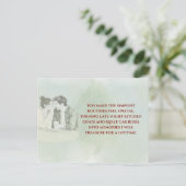 Playful & Funny Love Quote Postcard | Laughing Cou ポストカード (スタンド正面)