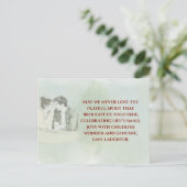 Playful & Funny Love Quote Postcard | Laughing Cou ポストカード (スタンド正面)