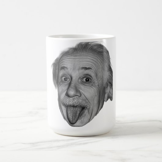 Playful Genius – Albert Einstein  コーヒーマグカップ (中央)