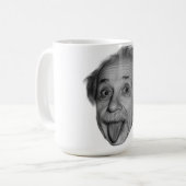 Playful Genius – Albert Einstein  コーヒーマグカップ (正面左)
