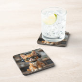 Playful Ginger Cat コースター (右側)