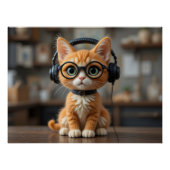 Playful Ginger Cat ポスター (正面)