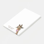 Playful Giraffe Funny Post-it® Notes ポストイット (アングル)