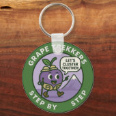 Playful Grape Hiker Trail Friendship キーホルダー (正面)