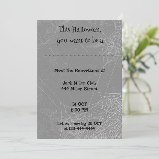 Playful Halloween Fun Customize  招待状 (スタンド正面)