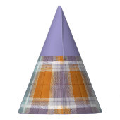 Playful Halloween Plaid パーティーハット (裏面)