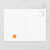 Playful Halloween Plaid ポストカード (裏面)