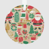 Playful Holiday Treats Photo Ornament – Gingerbrea オーナメント (裏面)