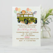Playful Kids Birthday Party Invitation Card 招待状 (スタンド正面)