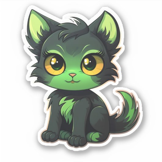 Playful Kittens: Adorable Cat Stickers シール (正面)