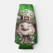 Playful Leprechaun Illustration  ボトルクーラー (正面)