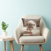 Playful Lhasa Apso Personalized クッション (椅子)