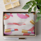 Playful Lipstick Beauty Glam Pattern 薄葉紙 (ギフト)
