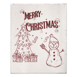 Playful Merry Christmas フォトプリント