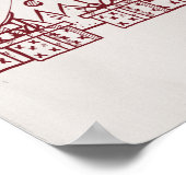 Playful Merry Christmas ポスター (角)