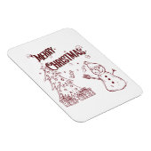 Playful Merry Christmas マグネット (右側)