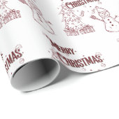 Playful Merry Christmas ラッピングペーパー (ロールコーナー)