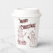 Playful Merry Christmas 紙コップ (裏面)