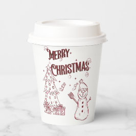 Playful Merry Christmas 紙コップ