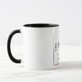 Playful Midnight Cat Goalkeeper Mug - soccer fans マグカップ (左)