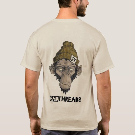 Playful Monkey Graphic T-Shirt Tシャツ (裏面)