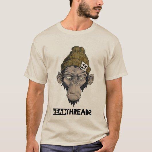 Playful Monkey Graphic T-Shirt Tシャツ (正面)