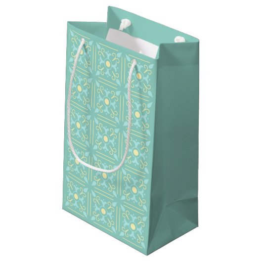 Playful Mosaic Afternoon Tea Gift Bag スモールペーパーバッグ (裏面アングル)