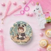 Playful Panda Coffee Ceramic Bowl ペーパーボウル (パーティー)