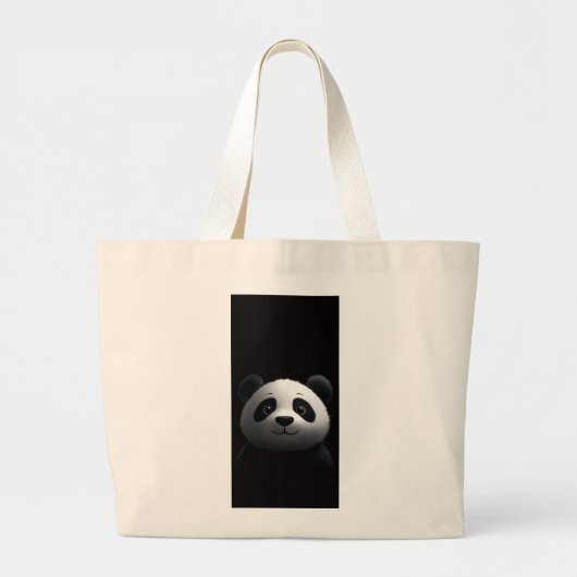 Playful Panda Tote Bag ラージトートバッグ (正面)