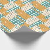 Playful Patchwork Block Pattern ラッピングペーパー (角)